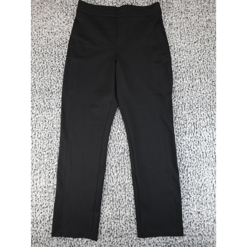 Spanx The Perfect Pant Back Bold Slot Slim Straight Women L Tall Black
